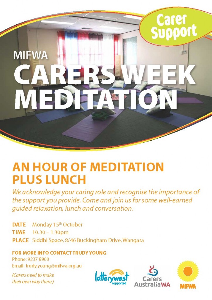 Carers Week Meditation
