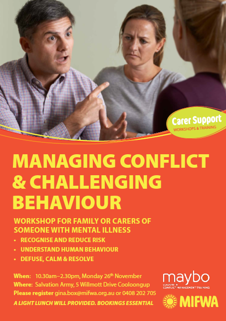 Managing Conflict & Challenging Behaviour – Cooloongup