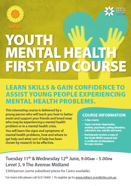 Youth Mental health First Aid – Midland