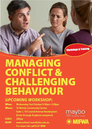 Managing Conflict & Challenging Behaviours – Rockingham