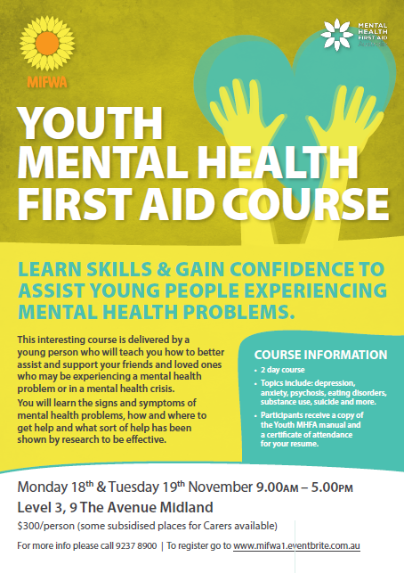Youth Mental Health First Aid – Midland