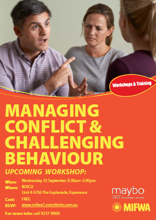 Managing Conflict & Challenging Behaviours – Esperance