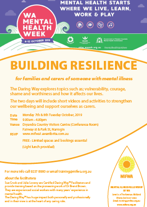 Building Resileince – FREE event during Mental Health Week