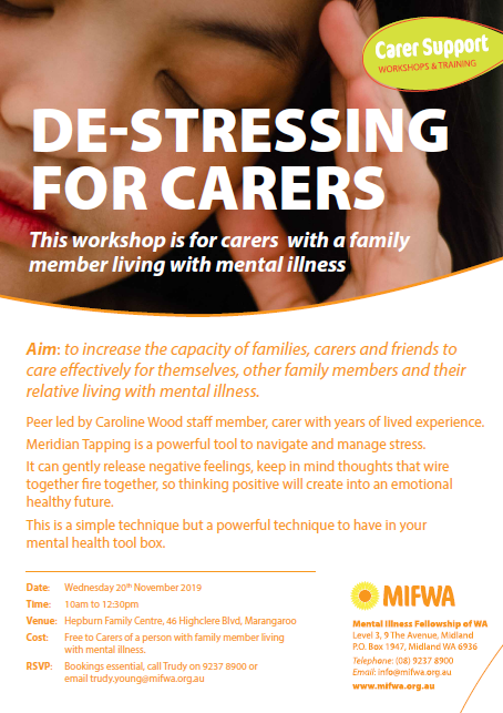 De-Stressing for Carers – Marangaroo