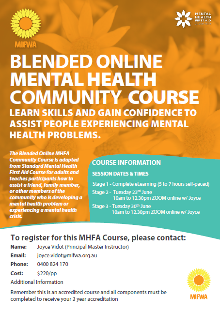 Blended Online Mental Health Community Course