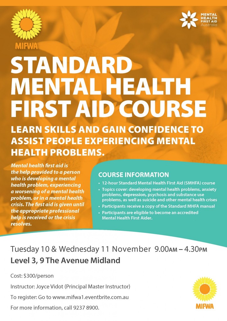 Standard Mental Health First Aid Course