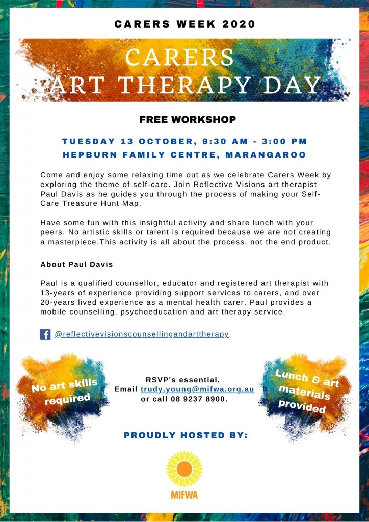 Carers Art Therapy Day