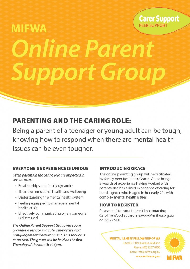 MIFWA Online Parent Support Group