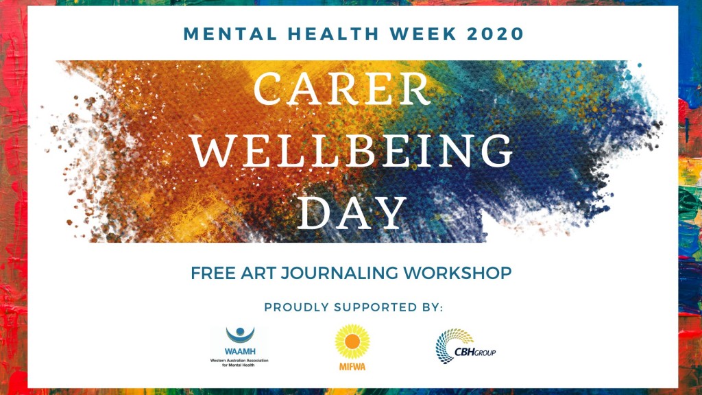 Carer Wellbeing Day – Free Art Journaling Workshop – Northam