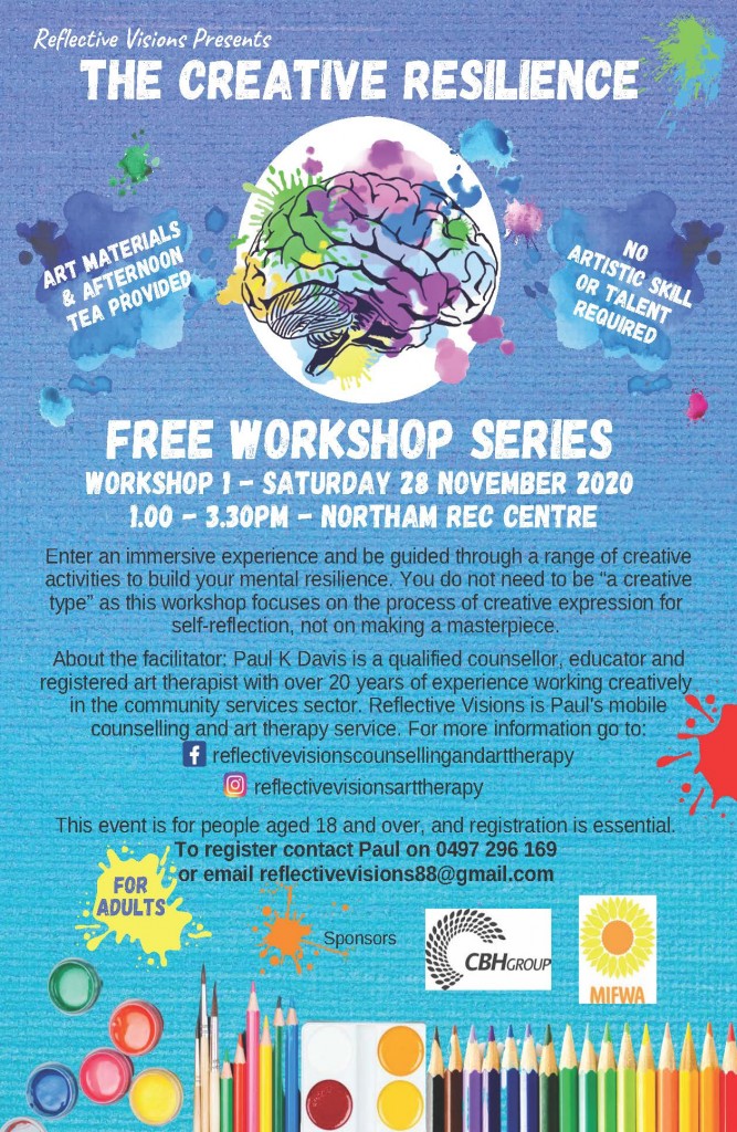 The Creative Resilience Free Workshop – Northam