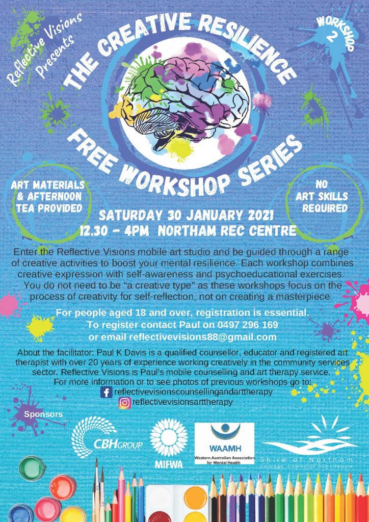 Creative Resilience Free Workshop NORTHAM