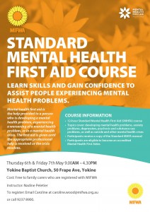 Standard Mental Health First Aid Midland May 6_7
