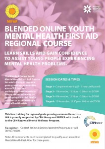 Blended YMHFA Regional November 2021 Event Poster