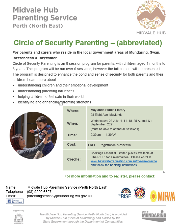 Circle of Security Parenting (Abbreviated)