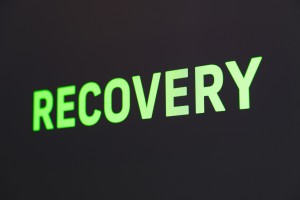 recovery neon green sign
