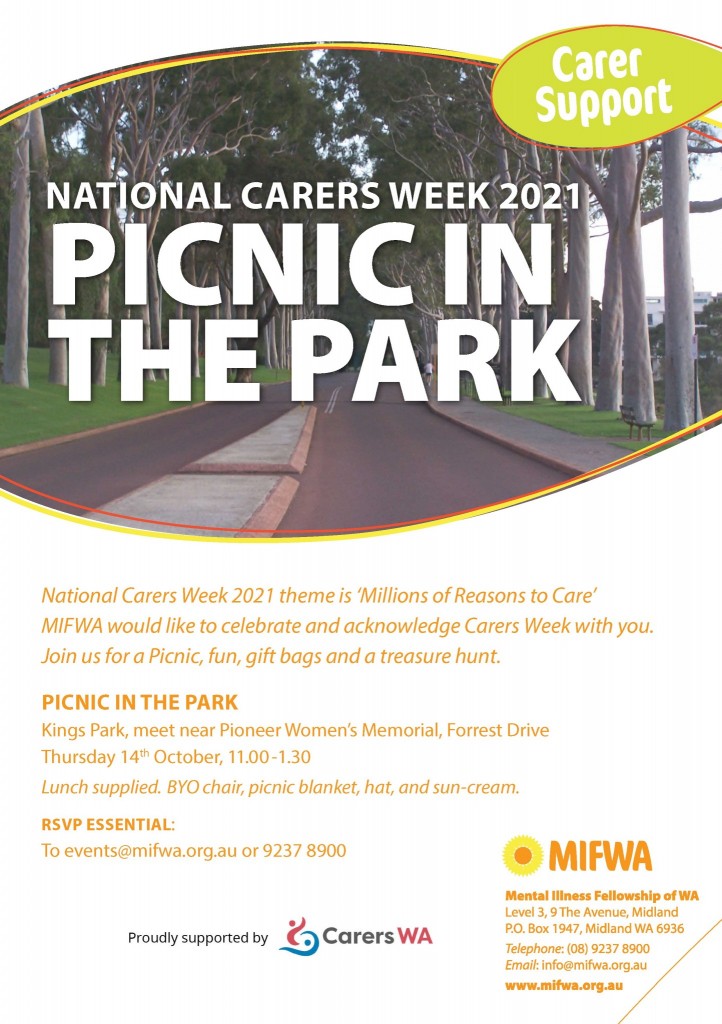 National Carers Week 2021 Picnic in the Park