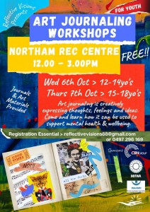 Youth Art Journaling Workshop Northam