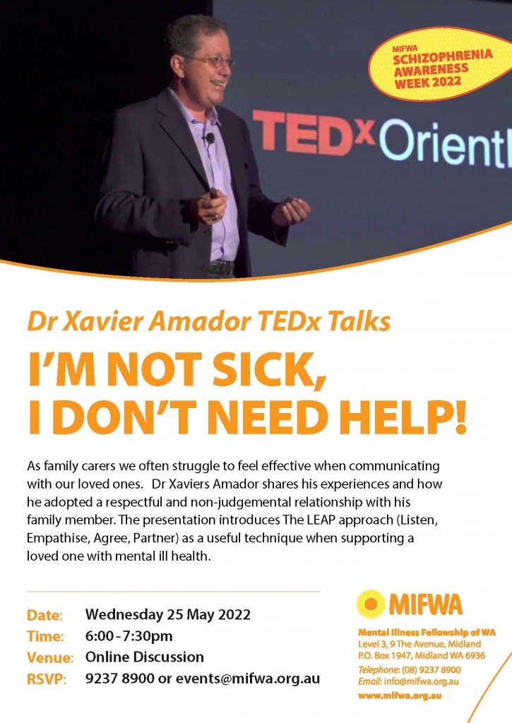 Webinar: I’m Not Sick, I Don’t Need Your Help BOOKED OUT