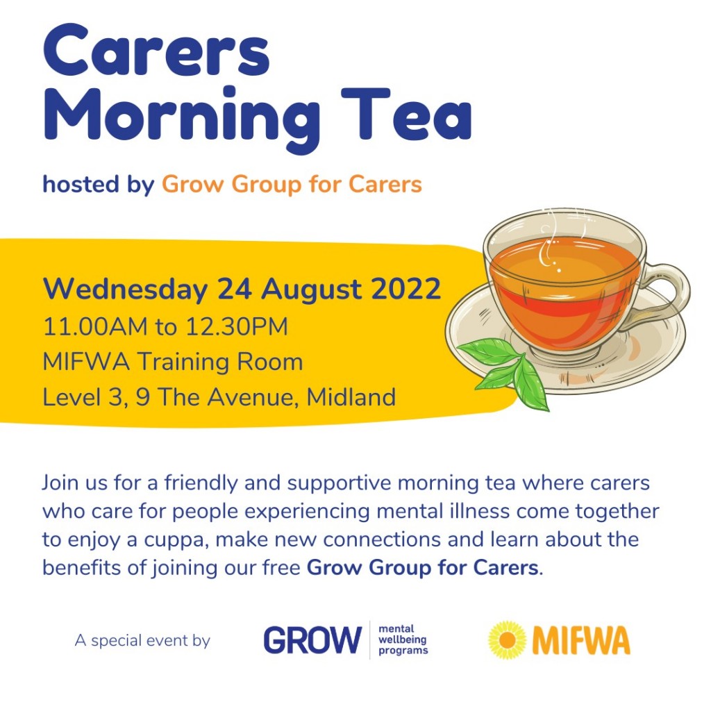 Carers Morning Tea hosted by Grow Group for Carers