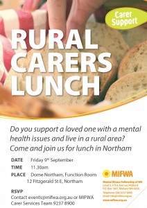 Carers lunch Northam 2022