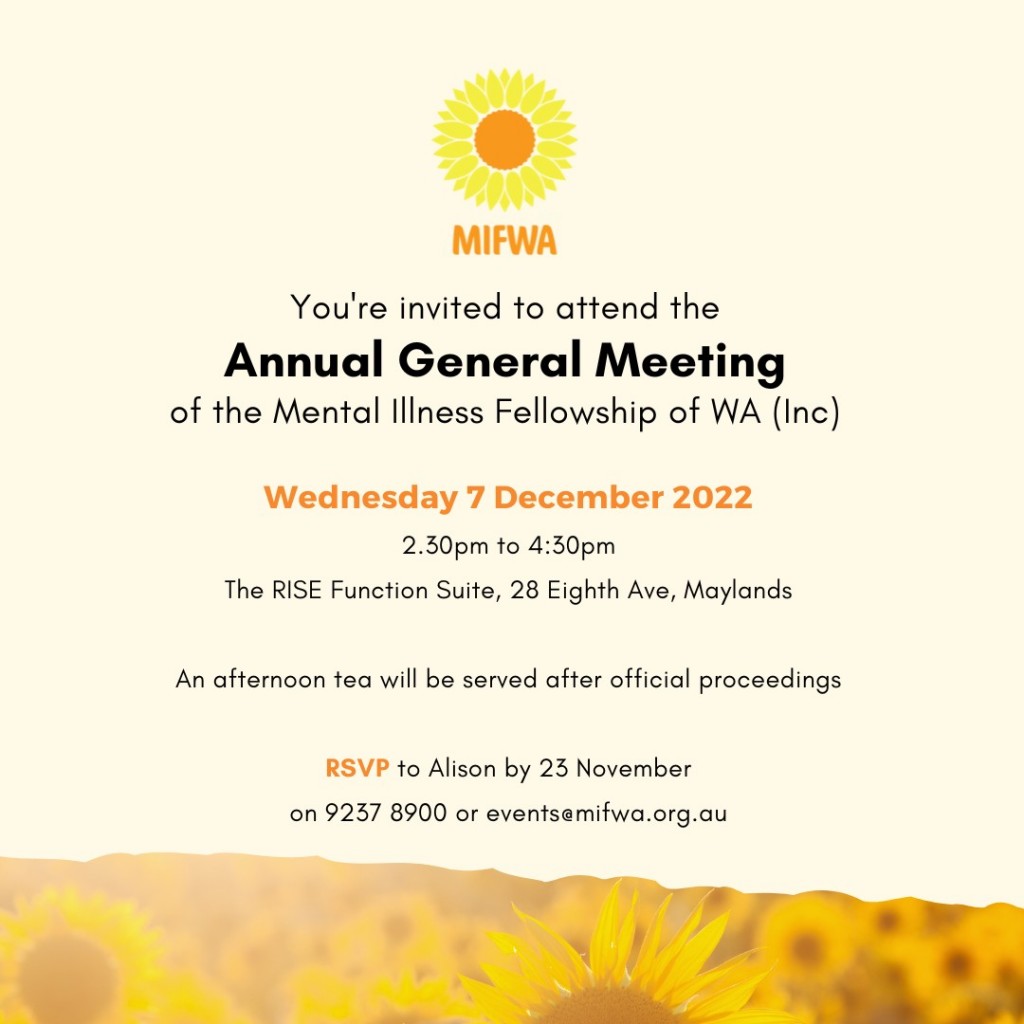 Notice of General Annual Meeting – MIFWA