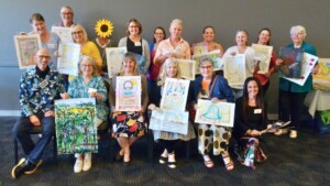 Carers Week Art Therapy Workshop group photo