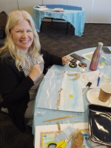 Carer at workshop