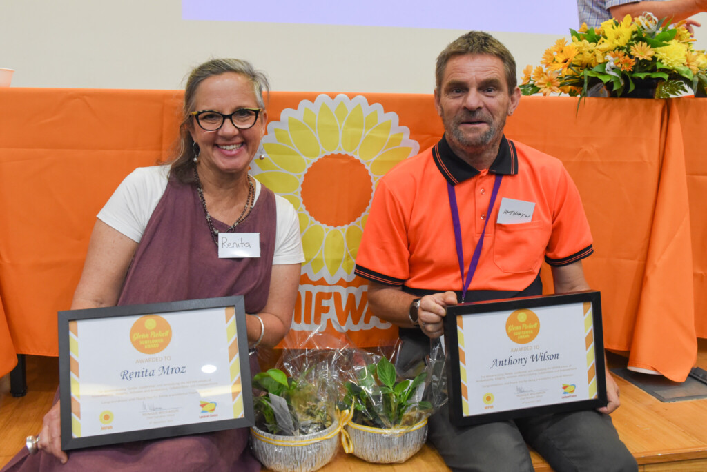 Winners of the Glenn Pickett Sunflower Award