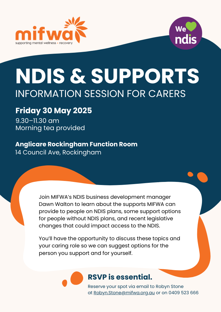 NDIS & Supports Information Session for Carers