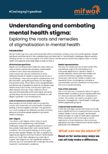 Understanding and Combating Mental Health Stigma - MIFWA Guide