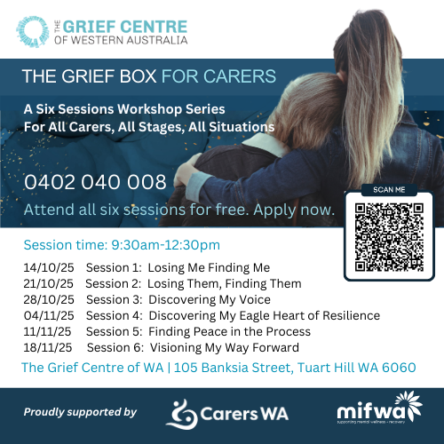 The Grief Box for Carers Workshop Series (Oct to Nov 2025)